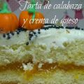Tarta de calabaza y crema de queso