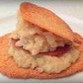 CRUJIENTE DE AVELLANA Y ARROZ CON LECHE