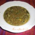 Lentejas al curry con manzana