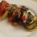 Gratinado de verduras con queso y orégano