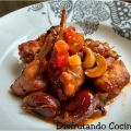 Conejo a las hierbas provenzales con dátiles,[...]