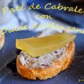 Paté de cabrales con dulce de manzana