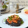 Espagueti Nero di Sepia con Almejas y Calamares