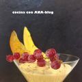 ESPUMA DE MANGO CON PIMIENTA ROSA