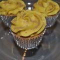 Cupcakes de caramelo y platano