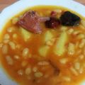 Fabada asturiana al horno de leña