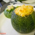 Calabacines luna rellenos de arroz Thai