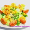Ensalada con frutas. Claude François.