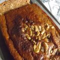 Bizcocho de plátano, nueces y cacao