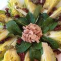 ENSALADA DE COGOLLOS Y CANÓNIGOS DE MI HUERTO