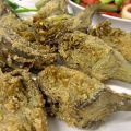 Fritura rústica de alcachofas