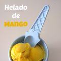 ♥ Helado casero de mango. Paso a paso.