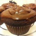 Cupcakes de chocolate sin gluten
