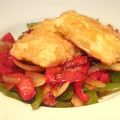 Fritura de bacalao con verduras al wok