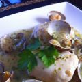 Merluza con almejas en salsa verde
