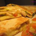 Quesadillas de pollo y aguacate