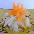 ensalada de daikon con aliño japonés