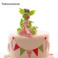 TARTA DRAGÓN BEBÉ