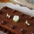 Tarta de chocolate con galletas de helado
