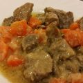 Guisillo de ternera en salsa de almendras