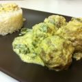 Albóndigas al  curry