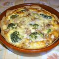 Quiche de brócoli, queso gorgonzola y nueces
