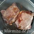 Entrecot de novillo con tomate