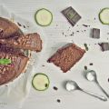 Bizcocho de chocolate y calabacín