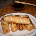Surimi y Verduras Fritas en Papel de Arroz
