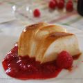 Bavarois de Mascarpone con salsa de Frambuesa