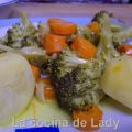 Hervido de Brocoli, Patata y Zanahoria