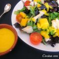 ENSALADA DE BACALAO CON VINAGRETA DE MANGO