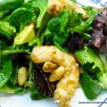 ENSALADA DE BROTES TIERNOS CON LANGOSTINOS,[...]