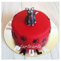 Tarta fondant lobito!