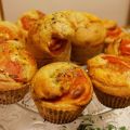 Magdalenas de tomate  con queso de oveja