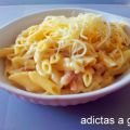 Macarrones carbonara en Cecomix