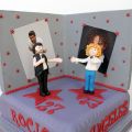 TARTA DOS CANTANTES PARA DOS HERMANAS