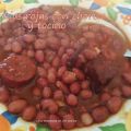 Alubias rojas de Anguiano con tocino y chorizo