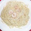 Espaguetis con gambas