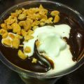 Helado de nata y chocolate