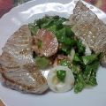 lonos de atun con ensalada