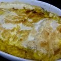Merluza al horno con besamel