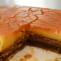 Tarta de Flan con Galletas y Chocolate