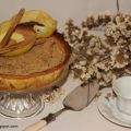 Tarta de manzana con crumble de canela