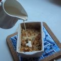 Crumble de manzanas y plátano