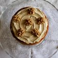 Cake de nueces y buttercream de café