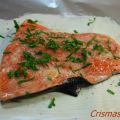 Salmón al vapor