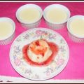 FLAN DE QUESO CON ALMIBAR DE FRUTOS ROJOS
