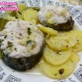 Merluza en salsa con patatas