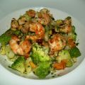 Coliflor & Brocoli con langostinos